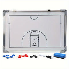 Aluminum Basketball Tactical Board Magnetic Wall mounted Teaching Board
