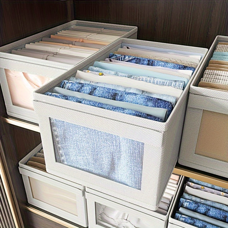 Clothes Storage Box Fabric Folding Underwear Drawer Organizer