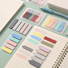300Pcs 600Pcs 1Set Self Adhesive Memo Pad Sticky Notes Bookmark Office Supplies
