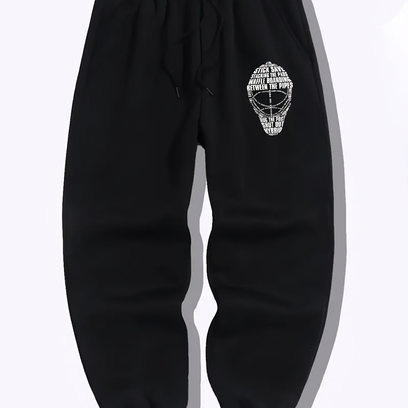 Men's Letter Print Joggers Casual Sweatpants