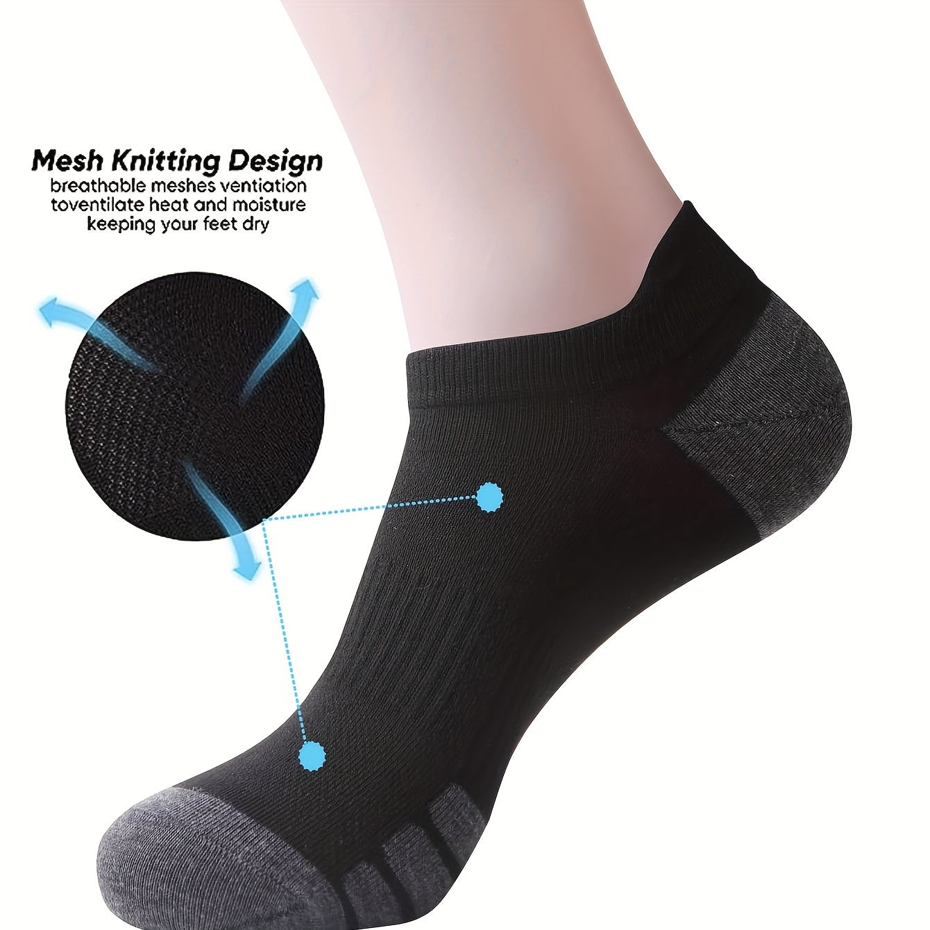 Men's Running Socks Low Cut Ankle Sports Socks