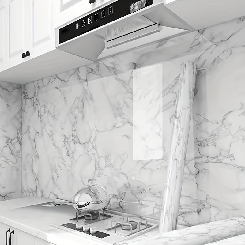 Marble Pattern Wallpaper Self Adhesive Peel & Stick for Kitchen Countertop