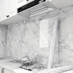 Marble Pattern Wallpaper Self Adhesive Peel & Stick for Kitchen Countertop