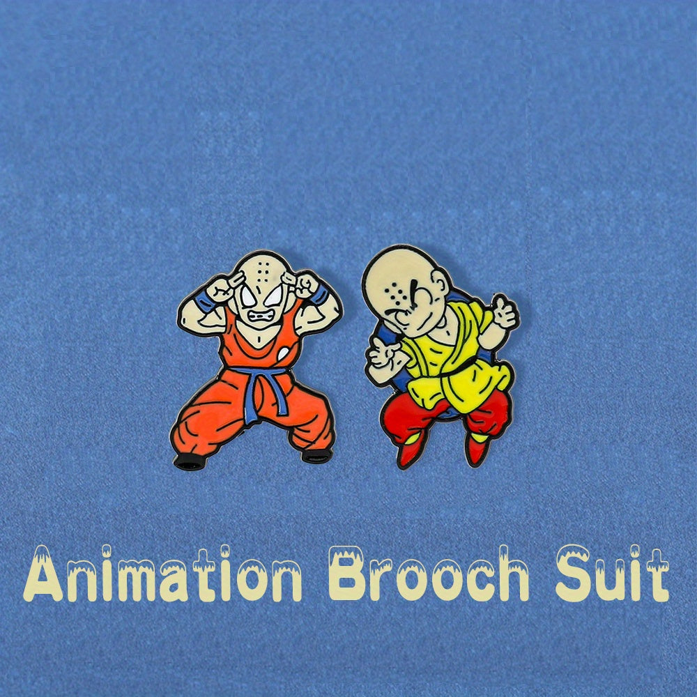 Kids Cartoon Enamel Pin Set for Clothing Hats Backpacks