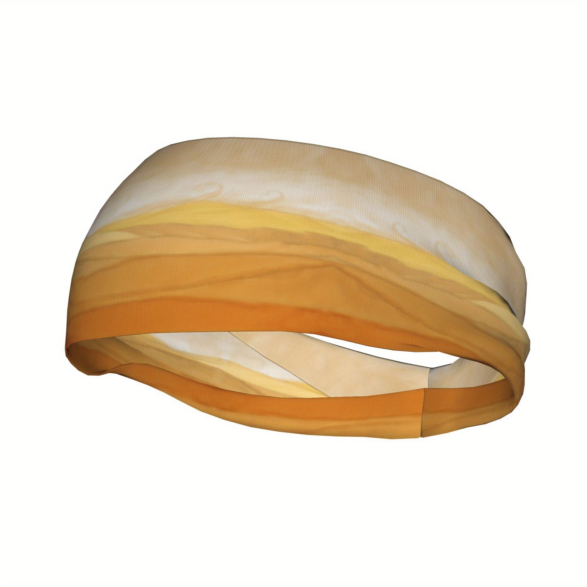Tie Dye Headband Polyester & Spandex Blend for Sports & Casual Wear