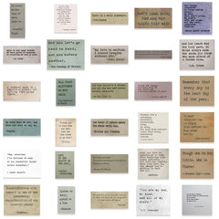 60pcs Retro Celebrity Quotes Waterproof Stickers for Notebook Phone Cup Decor
