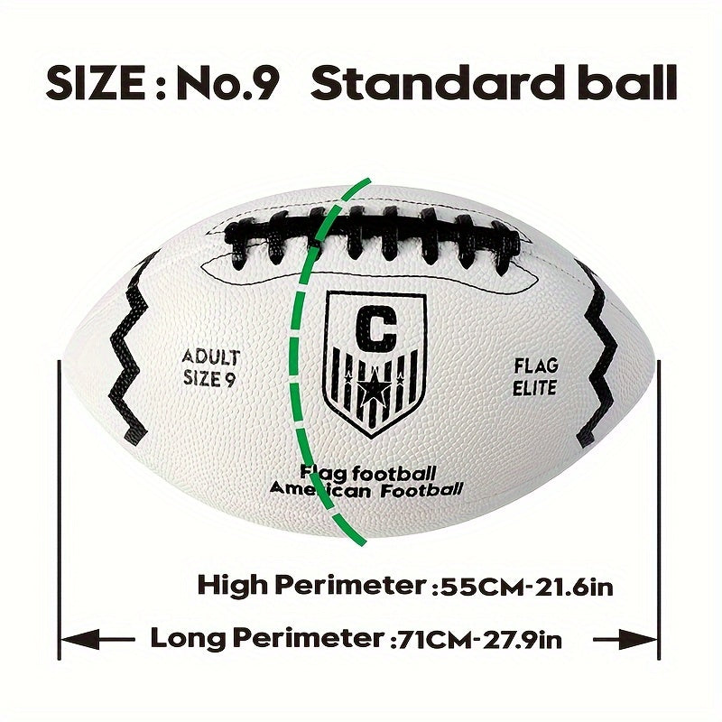 PU Leather Standard Rugby Anti Slip Durable Football
