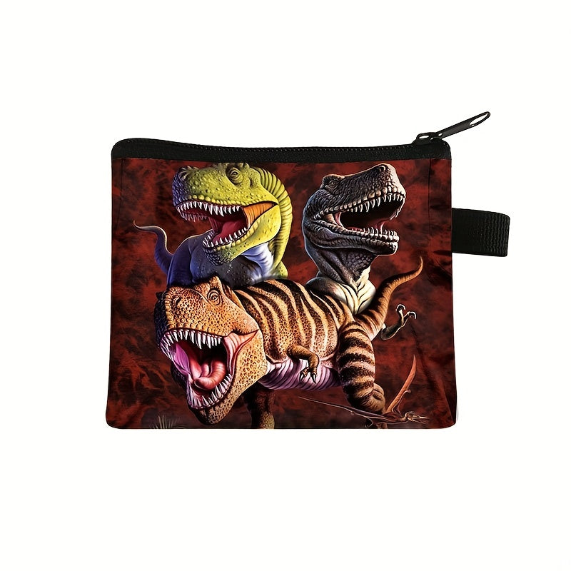 Dinosaur Coin Purse Cartoon Animal Mini Storage Bag Boys Birthday Gift