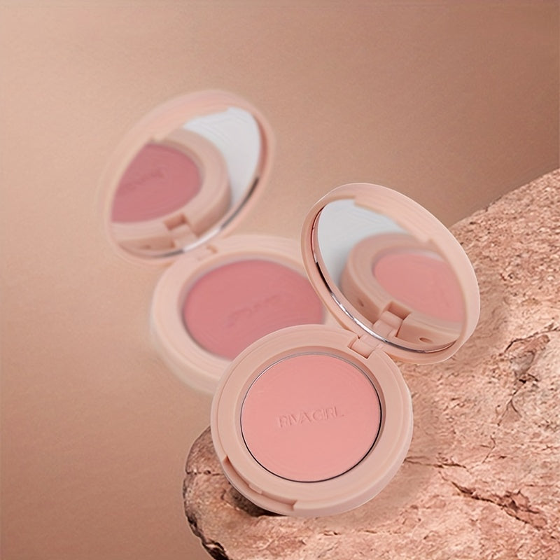 Matte Pink Cheek Blush Long Lasting Powder Makeup