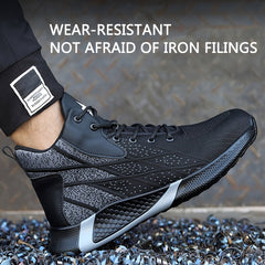 Puncture Proof Steel Toe Work Shoes for Men Women