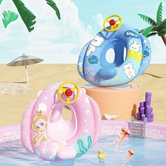 Kids Swimming Ring Boat Inflatable Toy Life Buoy