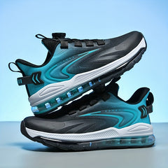 Men's Running Sneaker Elastic Band Air Cushion Shoes Gym