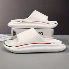 Men's Stripper Slippers Outdoor Slides Thick Sole