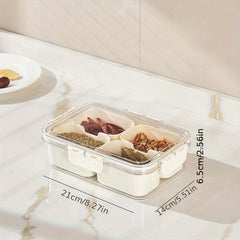 Kitchen Spice Storage Basket 4 8 Grids Refrigerator Storage Box