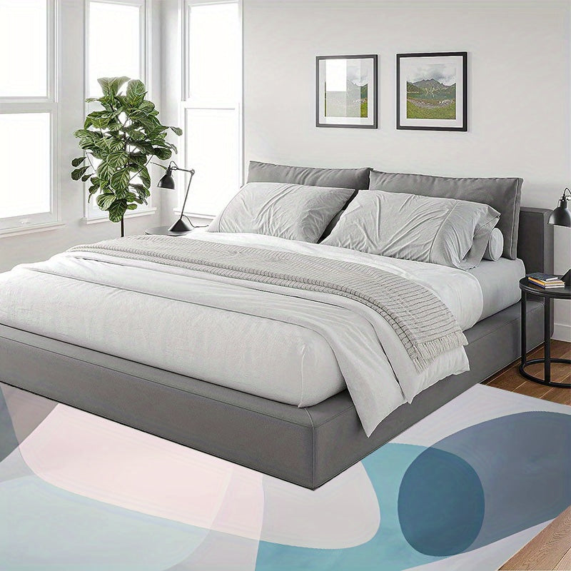 Soft Fluffy Plush Area Rugs Geometric Shaggy Rugs for Bedroom Living Room