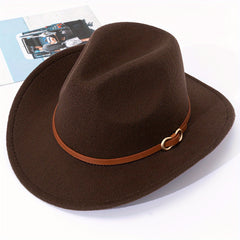 Warped Woolen Top Hat Men Women Autumn Winter Jazz Hat British Retro