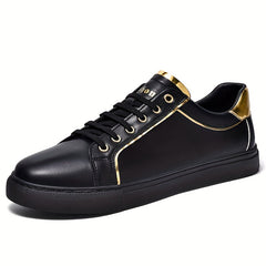 Men's Lace Up Skate Shoes Lightweight Comfy Non slip Sneakers
