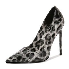 Leopard Print Pointed Toe High Heels Stiletto Pumps