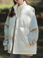 Warm Sleeveless Jacket Stand Collar Women's Vest Outdoor Sports