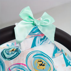Girl's Floral Print Seat Cover with Sunshade