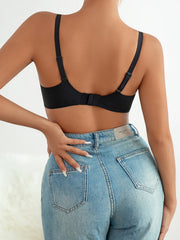 Scallop Trim Wireless Bra Seamless Everyday Lingerie