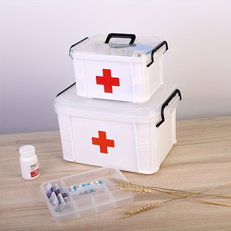 Portable Medicine Box First Aid Storage Health Care Box