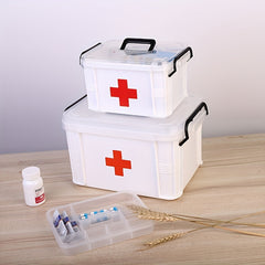 Portable Medicine Box First Aid Storage Health Care Box