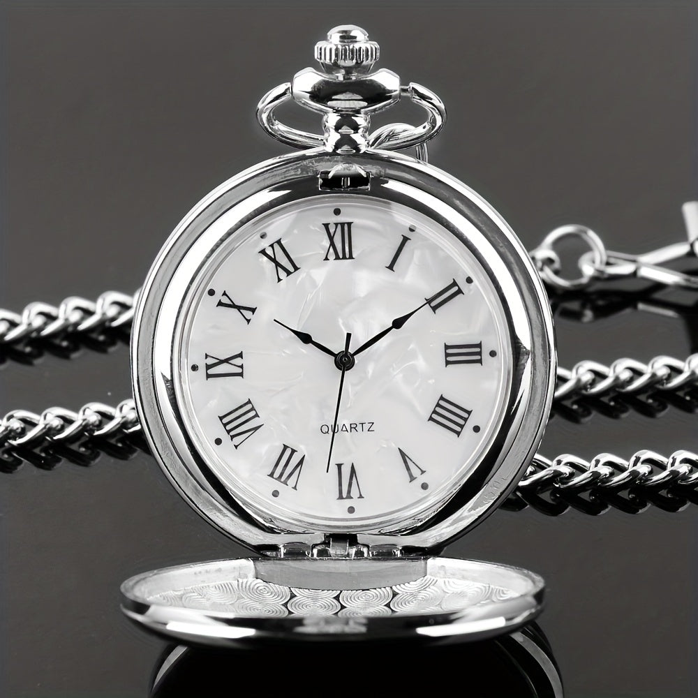 Vintage Roman Number Dial Pocket Watch