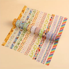 12 Rolls Colorful Washi Tape Set DIY Crafts Scrapbook Gift Wrapping