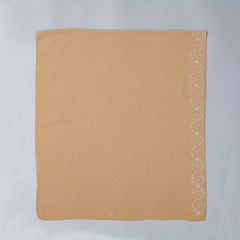 Khaki Chiffon Scarf Hijab Rhinestone Decor Shawl