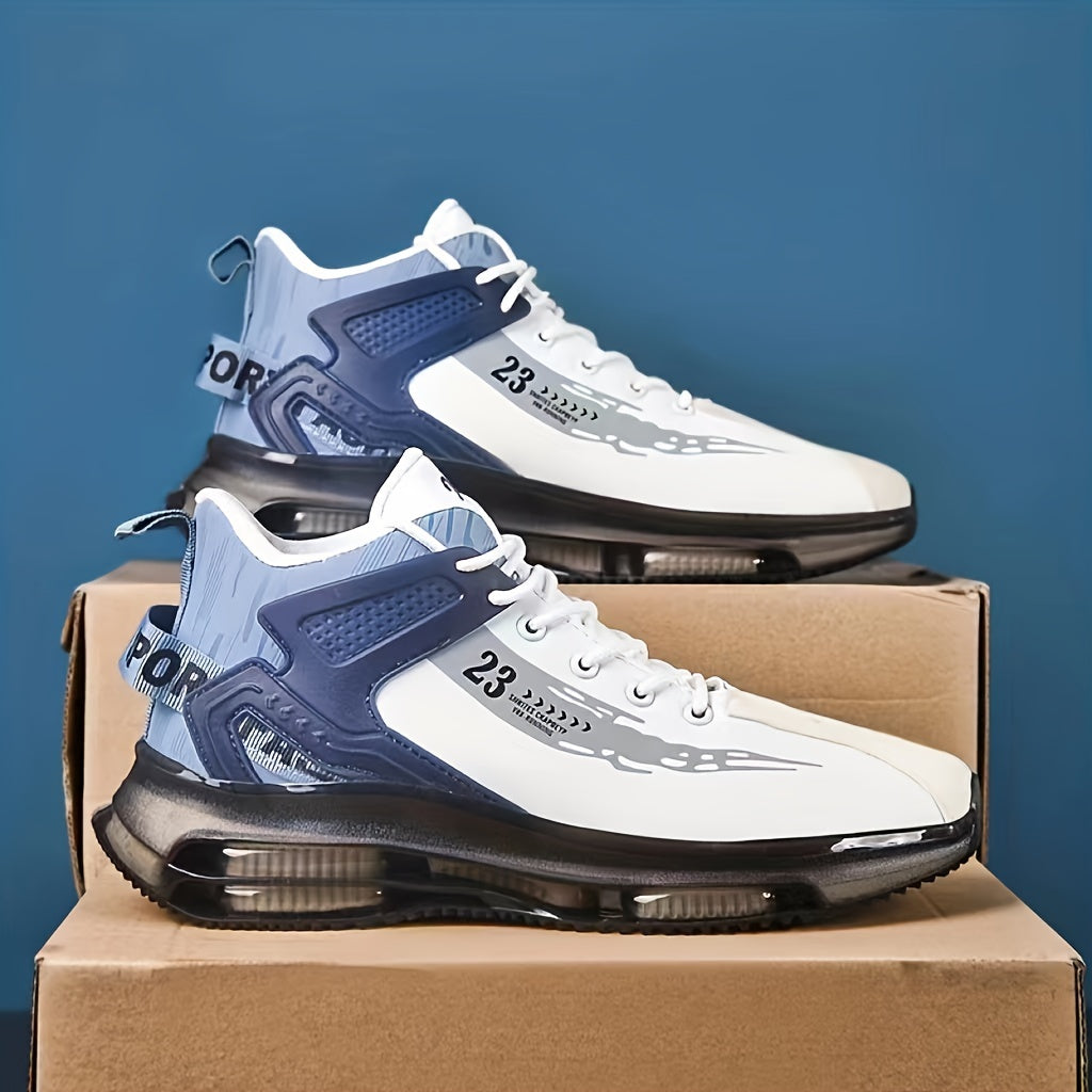 Men's Air Cushion Basketball Shoes for Outdoor Sports & Running