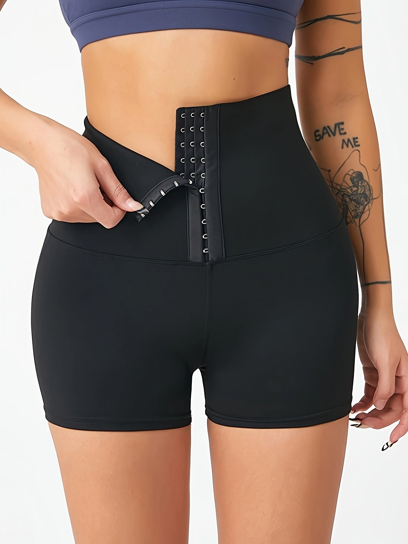 Tummy Control High Waist Yoga Shorts Women's Activewear