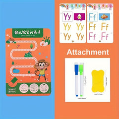 Kids' Handwriting & Drawing Skills Improvement Book