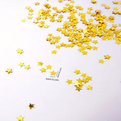 Graduation Star Colorful Paper Scrap Foil Sequins 30g