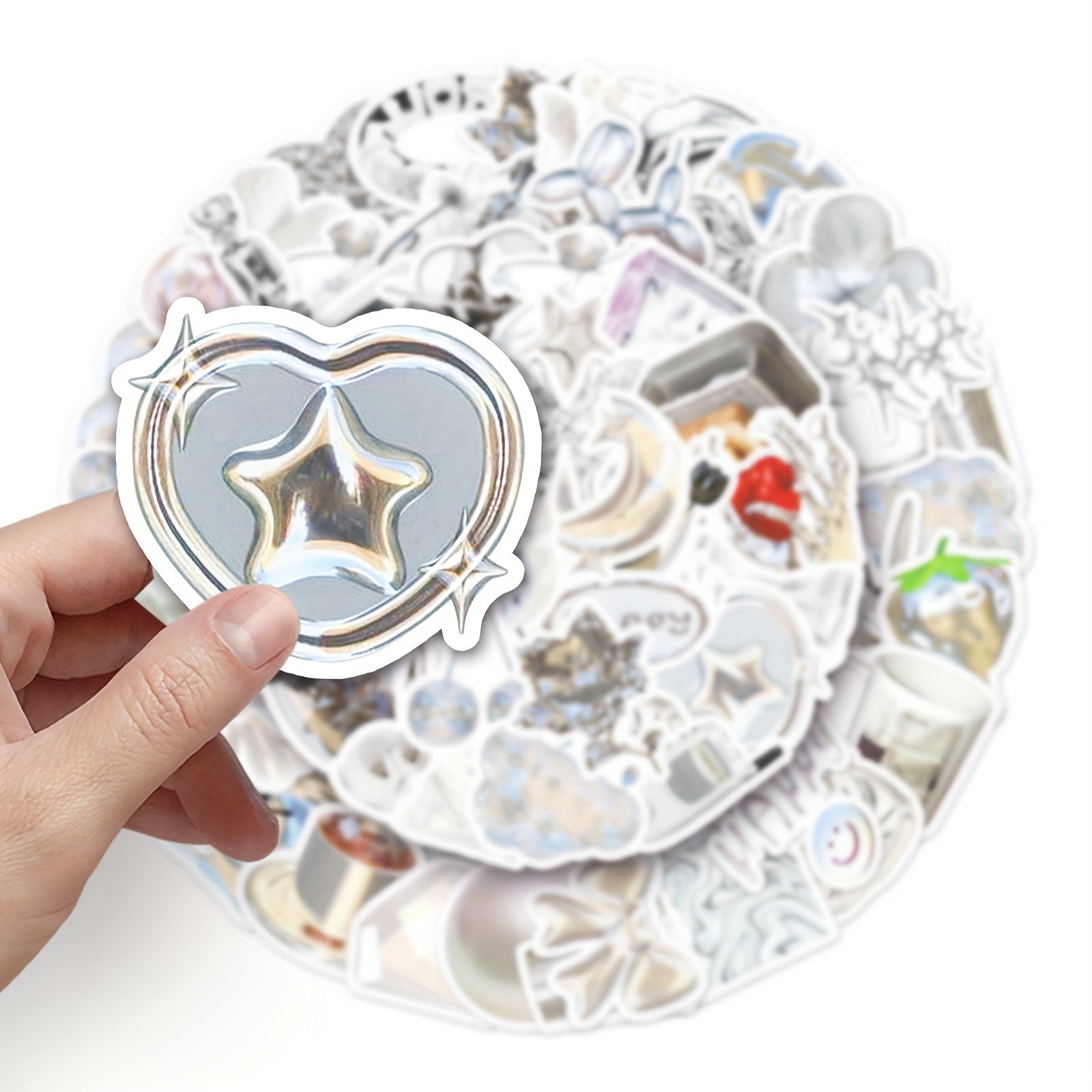 50pcs Nordic Style Graffiti Stickers for Laptop Helmets Water Bottles