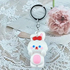 Baby Door Pendant Puppy Bear Rabbit Monkey Doll Animal Keychain Bag Accessory