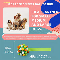 Interactive Pet Sniffing Toy for Food Leaking - Dog Chew and Squeaky Toy