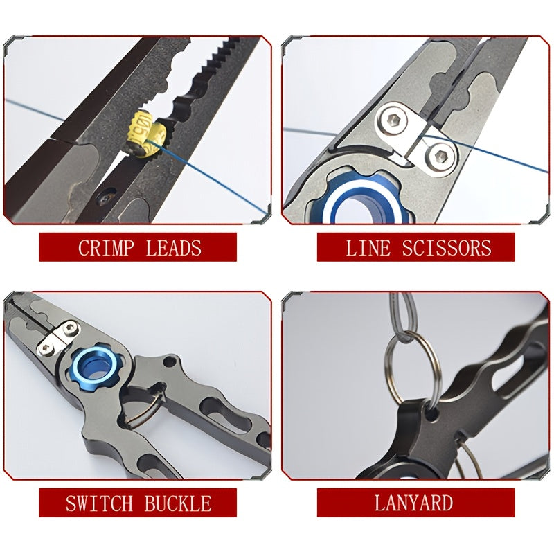 Stainless Steel Fishing Pliers Hook Remover Cutter
