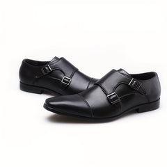 Men's Double Monk Loafers Non Slip Comfy Casual Shoes