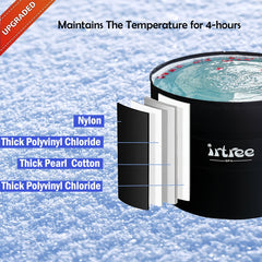 Portable Bathtub Soaking Tub Folding Bathtub Ice Bath Tub Shower Tub