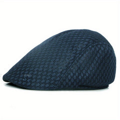 Mesh Breathable Flat Cap Newsboy Hats Sun Protection Visor Hat