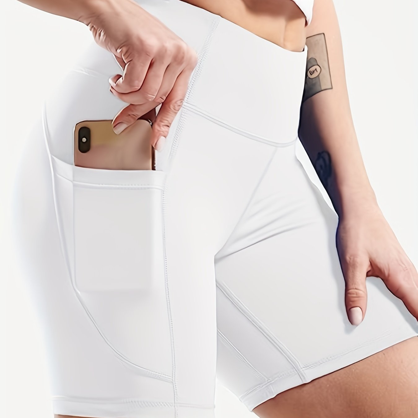 High Waist Yoga Sports Shorts Women's Activewear