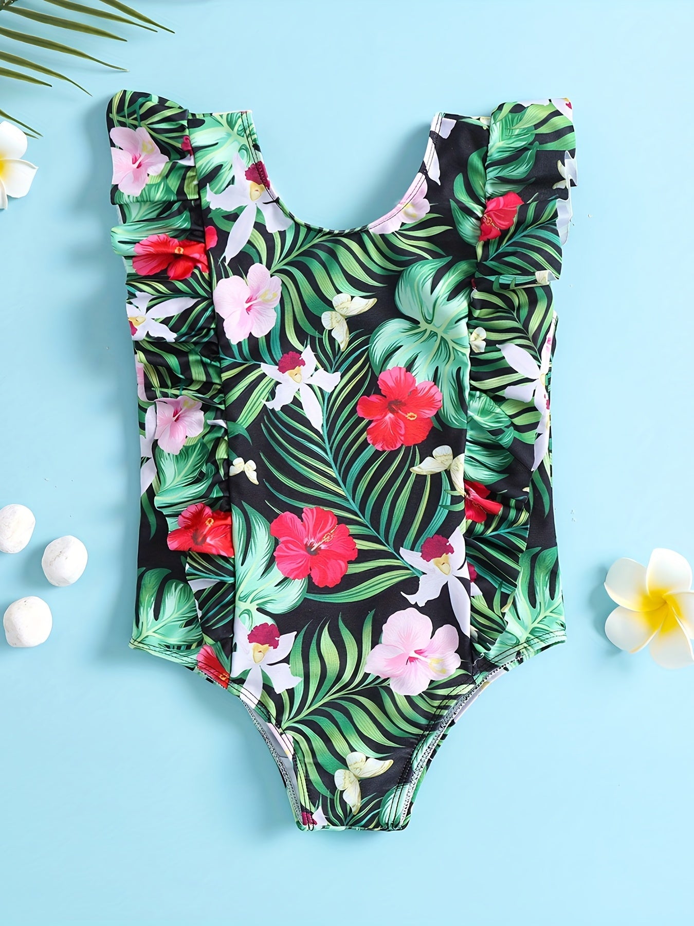 Cartoon Dinosaur One Piece Swimsuit for Summer Fun