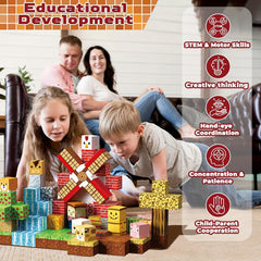 Magnetic Building Blocks Kids' Cube Toy Birthday Gift for Boys and Girls