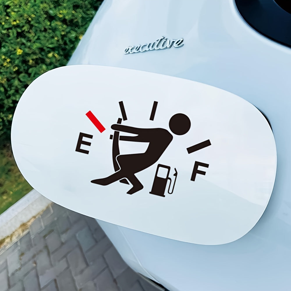 Funny Car Stickers Modified Fuel Tank Cover Decorative Stickers
