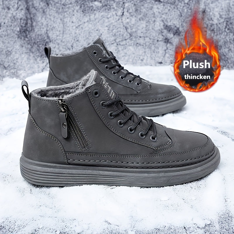 Women's Non Slip Warm Hiking Shoes Zipper Camping Shoes