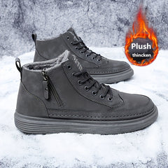 Women's Non Slip Warm Hiking Shoes Zipper Camping Shoes