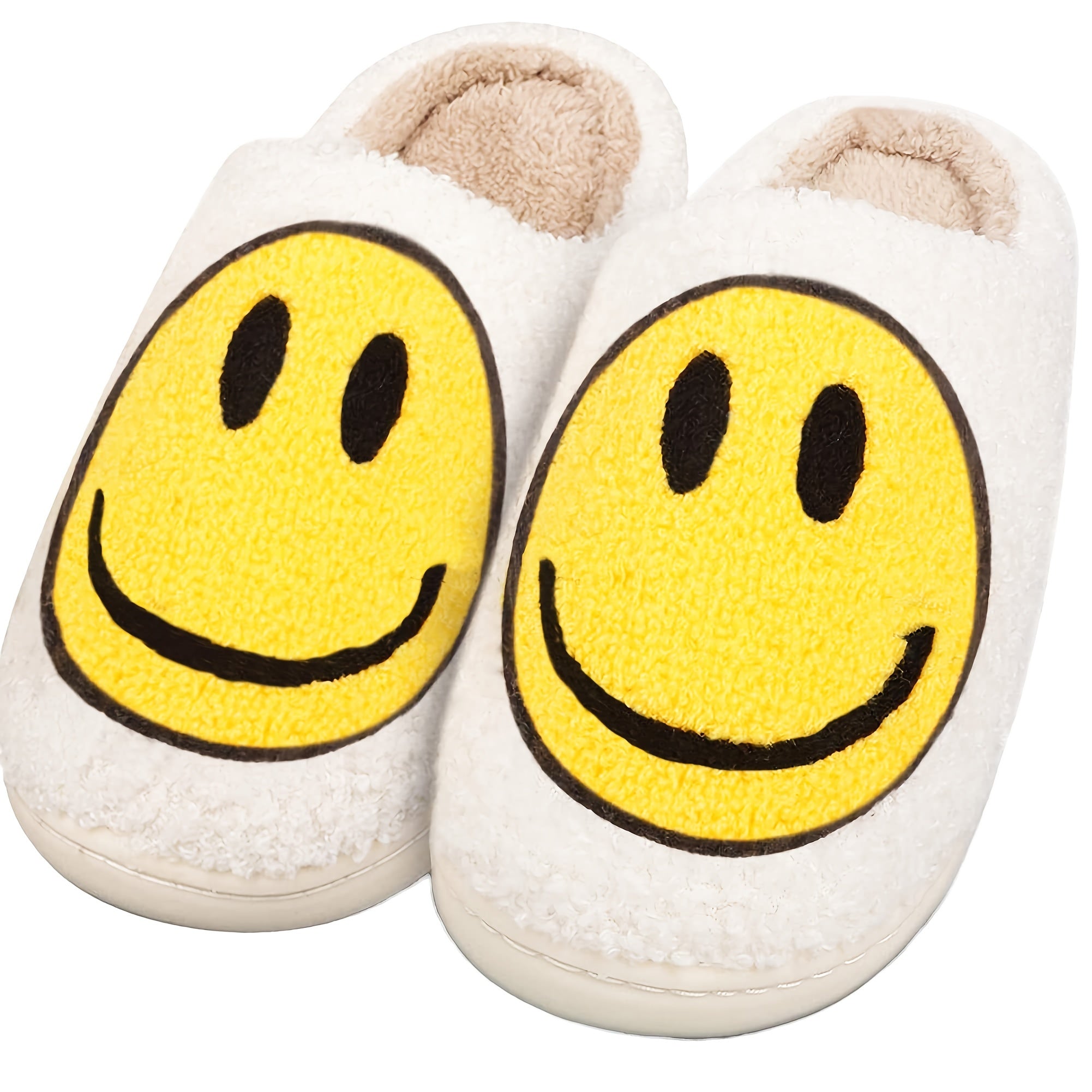 Women's Plush Indoor Slippers Soft & Comfy Closed Toe Non Slip House Slides