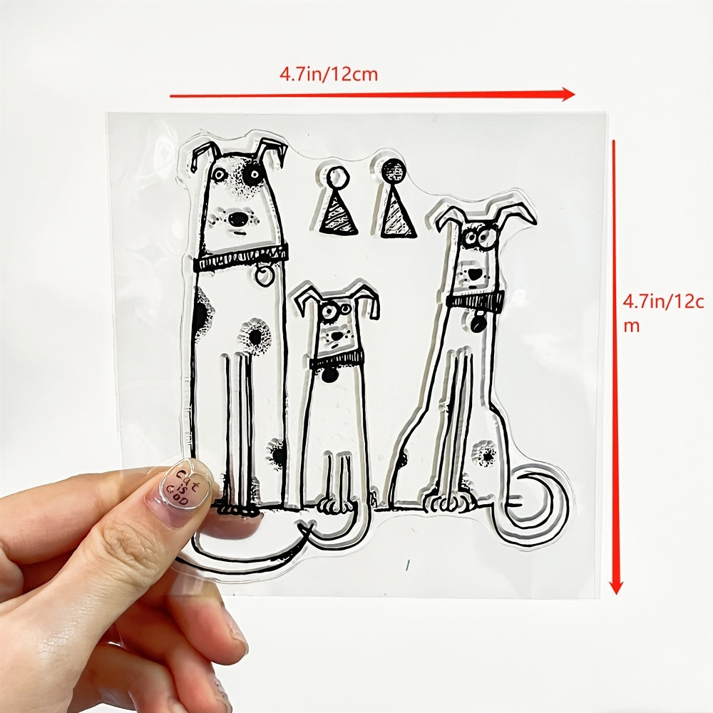 Transparent Silicone Stamp Notebook Decoration Hand Account Dogs Stamp