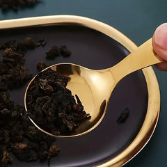 Stainless Steel Mini Round Spoon Short Handle Salt Spice Pastry Dessert Spoon